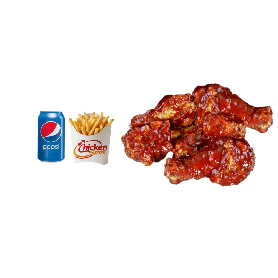 4 Pcs BBQ Wings